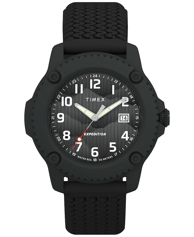 Timex Men's Quartz Analog Silicone Watch