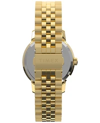 Timex Men's Quartz Analog Gold-Tone Stainless Steel Watch, 40mm