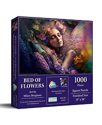 SunsOut Bed of Flowers 1000 piece Jigsaw Puzzle for Adults