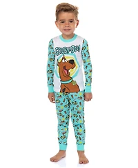 Scooby-Doo Toddler Boys Pajamas Character 2-Piece Tight Fit Long-Sleeve Pajama Pant Sleep Set