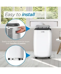 Commercial Cool 8,000 Btu Sacc/Cec (12,000 Btu Ashrae) Portable Air Conditioner with Remote Control, White