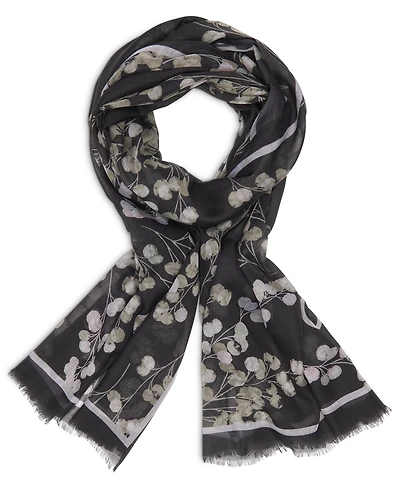 Calvin Klein Oversized Border Blossom Scarf