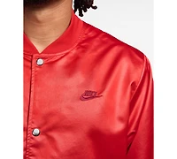 Nike Men's Sportswear Club Snap-Front Varsity Jacket