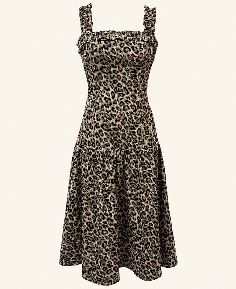 Arose Studio, Inc Women's Raya Dropped Waist Midi Dress