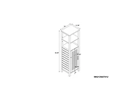 Linon Bracken Mid Cabinet