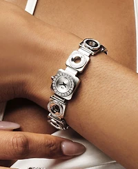 Jbw Women's Chasm Japan Quartz Stainless Steel Watch, 18mm