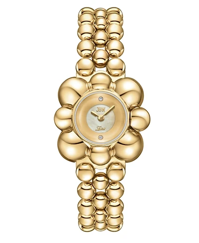 Jbw Men's Atmosphere Swiss Quartz 18k Gold-Plated Stainless Steel Watch, 30mm