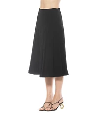 Alexia Admor Women's Shilo Midi Length Pleated Skirt