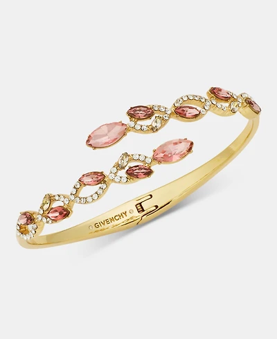Givenchy Multi-Stone Vine Bypass Bangle Bracelet