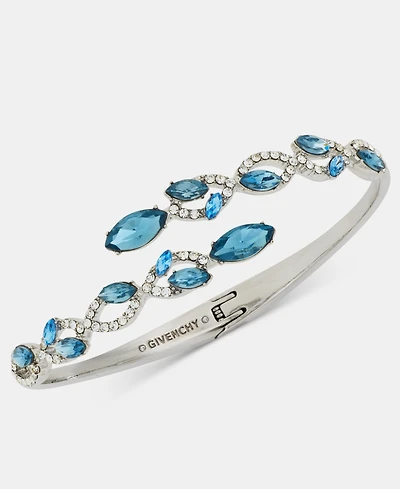Givenchy Multi-Stone Vine Bypass Bangle Bracelet
