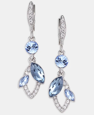 Givenchy Multi-Stone Vine Drop Earrings