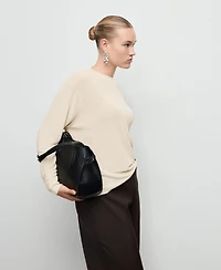 Mango Women's Fine-Knit Lurex Sweater