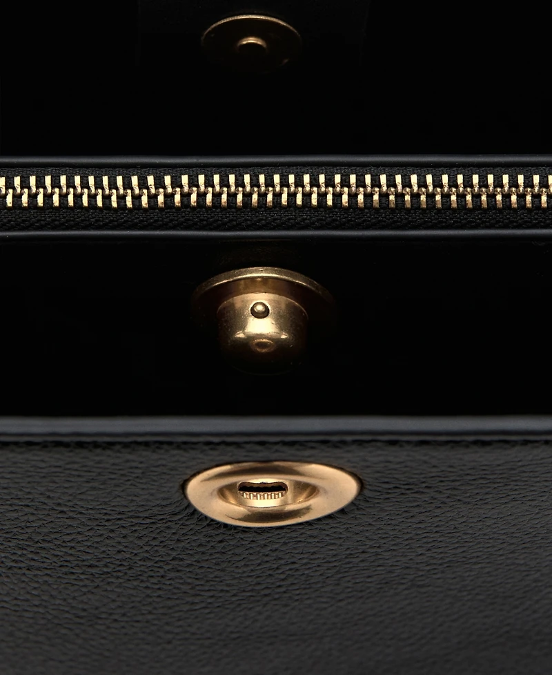 Mango Women's Metal Detail Medium Bucket Bag