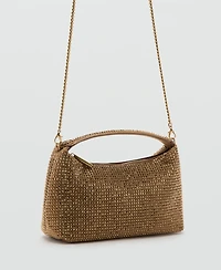 Mango Women's Rhinestones Handbag
