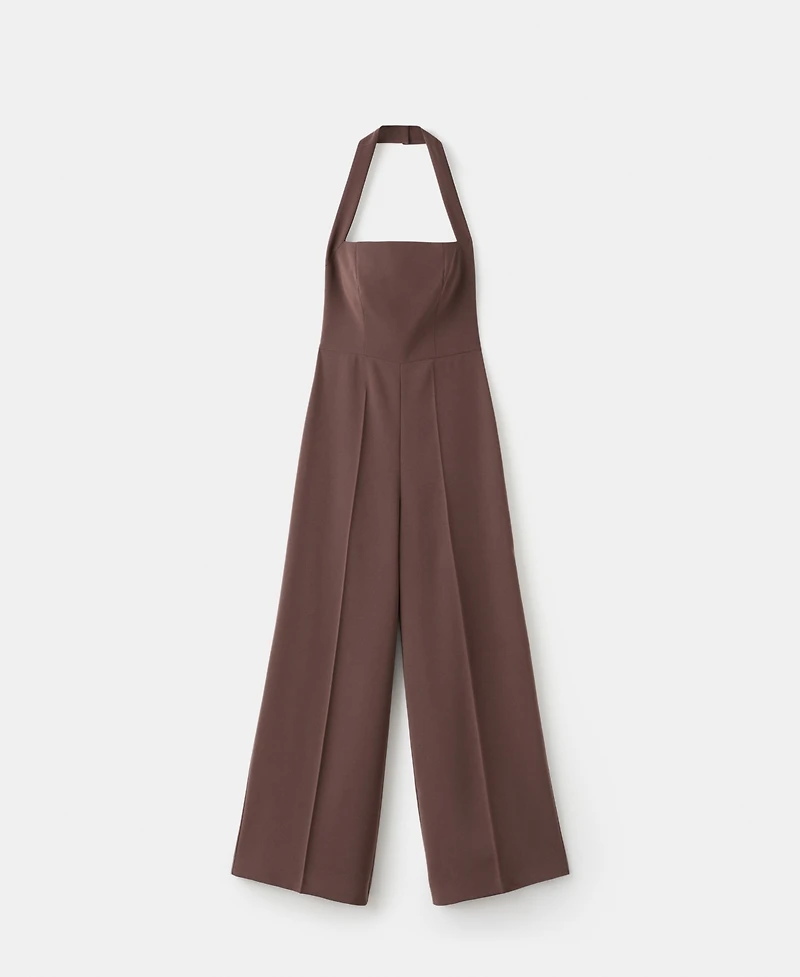 Mango Women's Halter Neck Jumpsuit