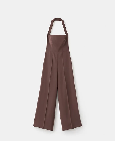 Mango Women's Halter Neck Jumpsuit