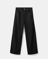 Mango Women's Low-Rise Barrel Jeans