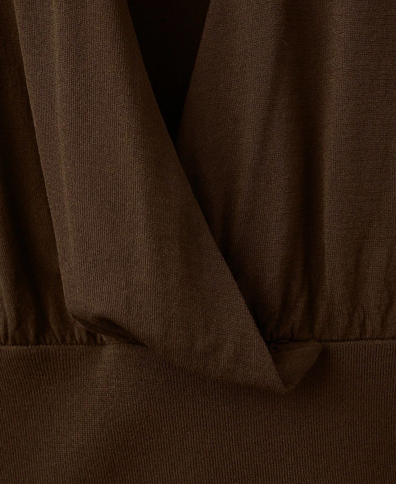 Mango Women's V-Neck Knitted Top