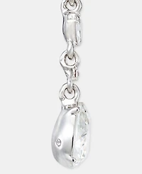 Givenchy Crystal Linear Drop Earrings