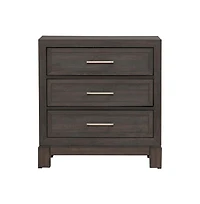 Liberty Furniture Modern Edge Bedroom Nightstand w/ Charging Station Usb-a Usb-c