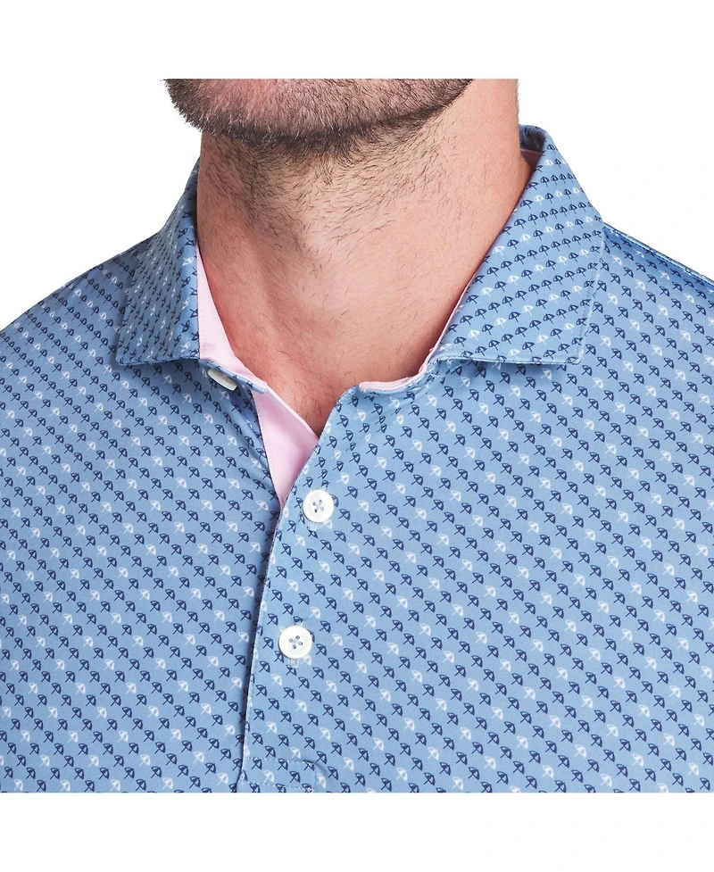 Puma Golf Men's X Arnold Palmer Micro Umbrellas Golf Polo