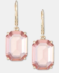 Lauren Ralph Glass Stone Gold-Tone Drop Earrings