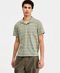 Sun + Stone Men's Cotton Ombre-Stripe Polo Shirt, Macy's Exclusive