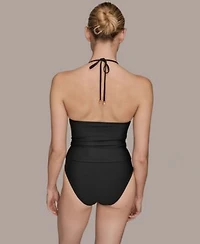 Donna Karan New York Womens Halter Neck Tankini Bottoms