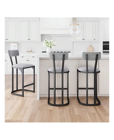 gaomon Home Bar Stools Set Of 2, Counter Height Bar Stools For Kitchen Counter, Island Chairs For Dining Table, Tall Barstools For Kitchen