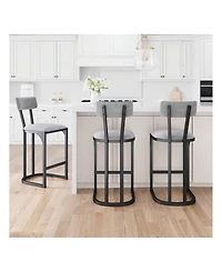 gaomon Home Bar Stools Set Of 2, Counter Height Bar Stools For Kitchen Counter, Island Chairs For Dining Table, Tall Barstools For Kitchen