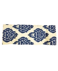 Rlf Home 100% Cotton High Quality Flame Tailored Window Valance with 1.5" Rod Pocket 50" W X 12" L Navy