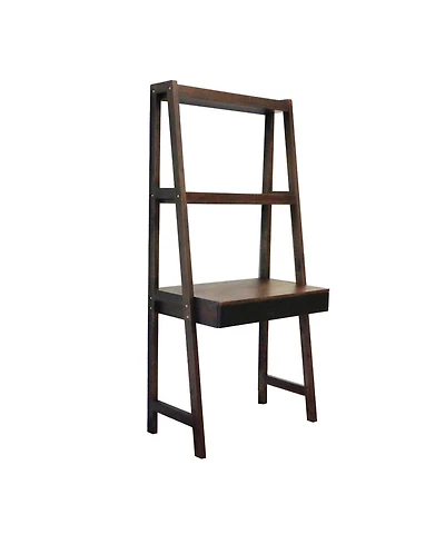 Streamdale 32x20x68" Ladder Desk, Ladder Style Display Shelf