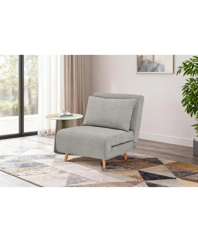 Streamdale Furniture Max Sofa Bed - 3 in 1 Upholstered Chair Bed-Convertible Sleeper Sofa Chair