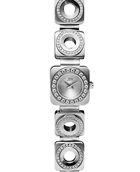 Jbw Women's Chasm Japan Quartz Stainless Steel Watch, 18mm