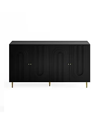 Lovmor Minimalist Mdf Cabinet with Euro Hinges