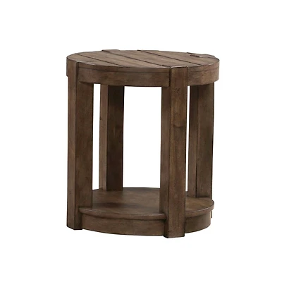 Liberty Furniture Broadmore Living Room Round Chairside Table