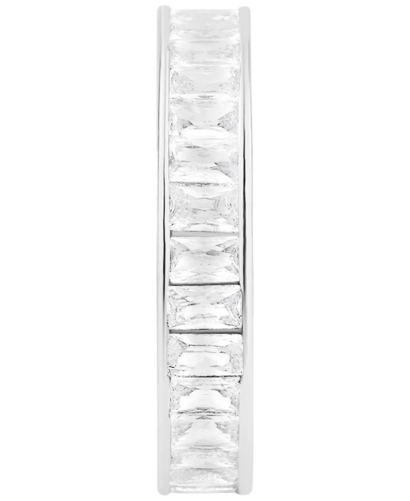 And Now This Cubic Zirconia Silver Plated Band Ring, Macy's Exclusive