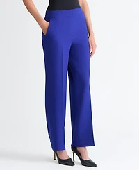 Kasper Women's Gracie High-Rise Straight-Leg Pants, Regular & Petite