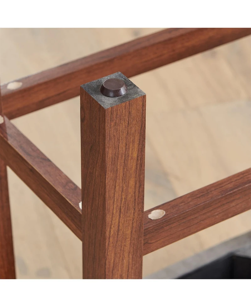 Streamdale Furniture 59" Bar Table Set w/ Power Outlet & 3 Stools