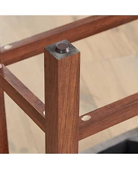 Streamdale Furniture 59" Bar Table Set w/ Power Outlet & 3 Stools