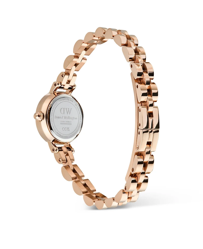 Daniel Wellington Women's Analog Rose Gold-Tone Stainless Steel Watch, 19mm