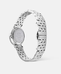 Daniel Wellington Women's Date Silver-Tone Stainless Steel Watch