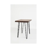Jofran Nature's Edge Solid Acacia Chairside Table