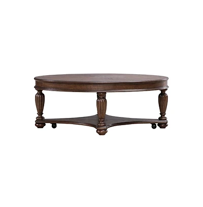 Liberty Furniture Allington Oval Cocktail Table for Living Room