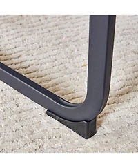 Streamdale Furniture Dining Chairs, Tech Cloth High Back Upholstered Side Chair (Set of 2)