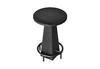 Tribesigns Bar Table, 37.4" High Round Pub Table for Small Spaces, Kitchen, Dining Room (Only Table)