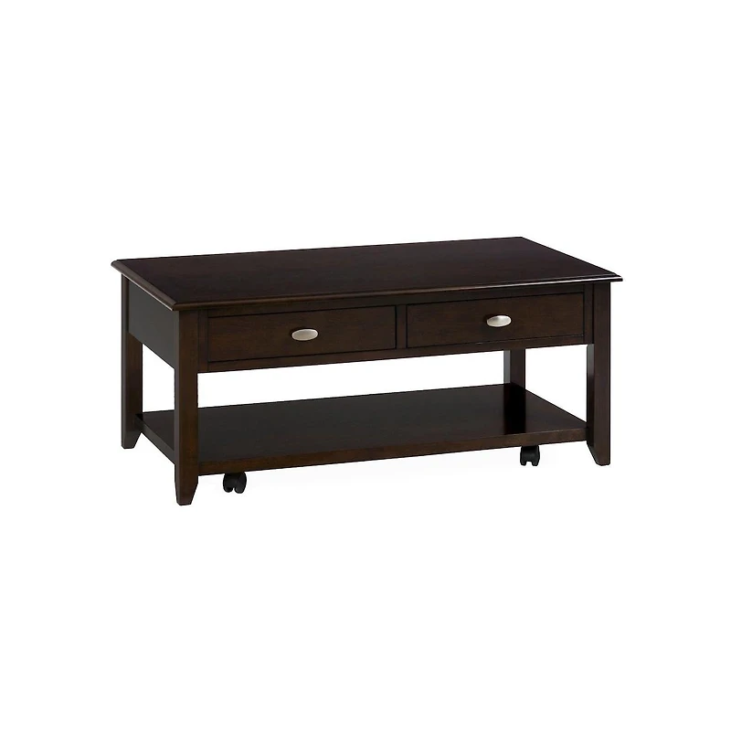Jofran Merlot Warm Contemporary 44" Coffee Table