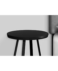 Lovmor Accent Table, Side, Round, End, Nightstand, Lamp, Living Room, Bedroom, Laminate, Metal, Contemporary, Modern