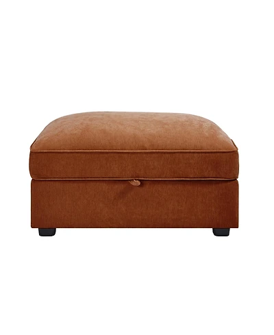 Streamdale Ottoman -chenille-Orange