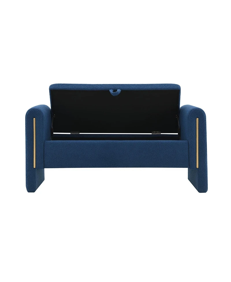 Streamdale Furniture Teddy Bed End Bench with Arms & Storage